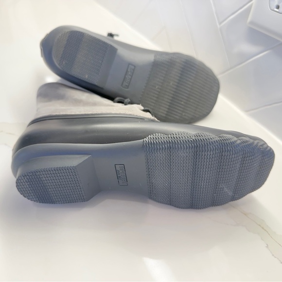 Sperry Women's Saltwater Duck Boots Grey Size 8M Waterproof Casual Leather - Picture 6 of 12